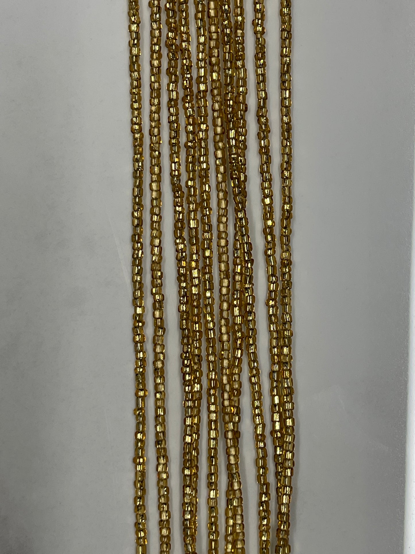 Gold solid waistbead