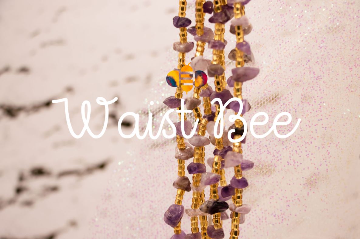 Purple Amethyst and Gold beads