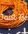 Orange and Gold Waistbead