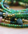 Natural Stone Collection WaistBeads - Green Machine