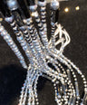 Crystal Collection Waistbead - Silver & Black