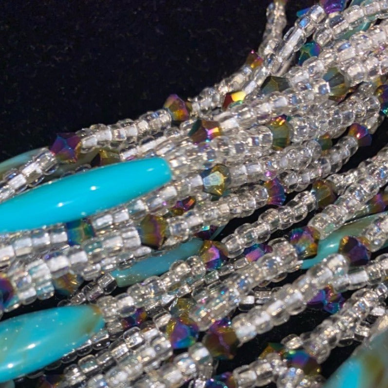 Crystal Collection - Silver and Turquoise